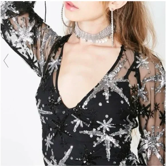for love and lemons stardust mini dress For Love and Lemons - Stardust Mini Dress